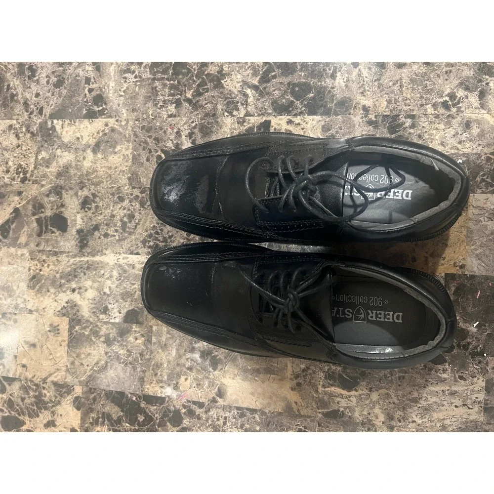 Deer Stags Mens Oxford Dress Shoes Williamsburg Black 8M